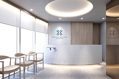 大船みらい歯科の受付写真